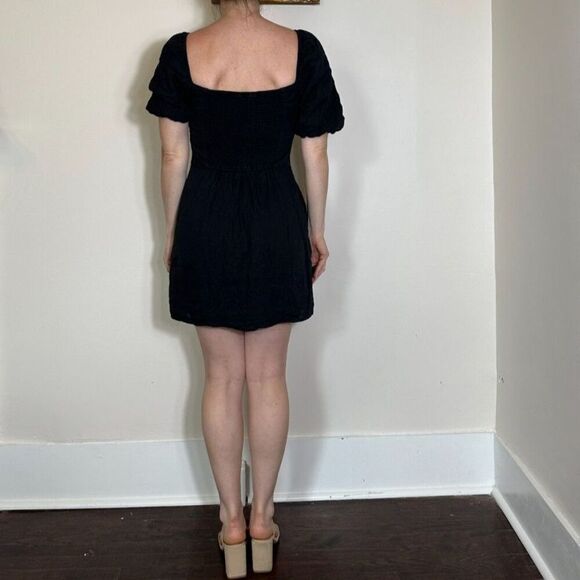 Abercrombie and Fitch Navy Blue Mini Dress for Spring Size Medium - Picture 2 of 3